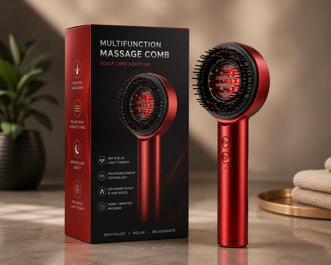Comb Scalp Massager